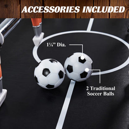 40"Solid Wood Foosball Table